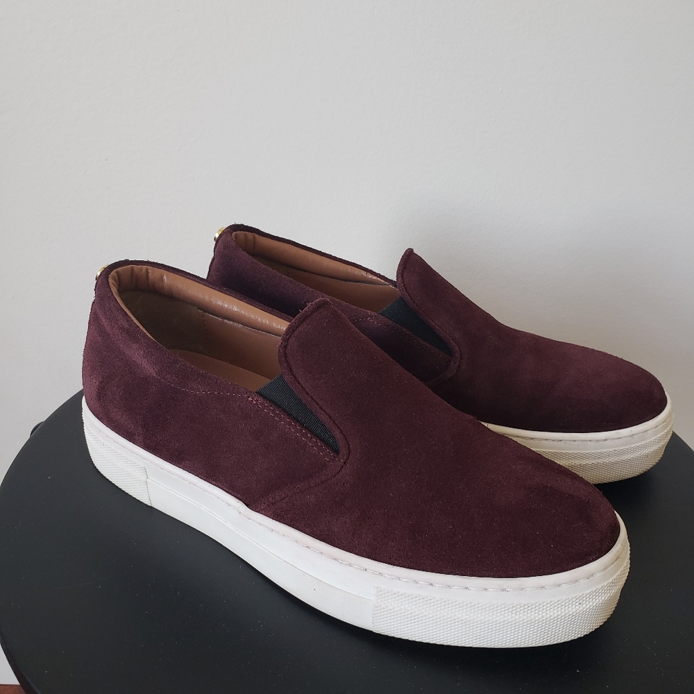 BCBG Dawsen Sneakers Suede Merlot